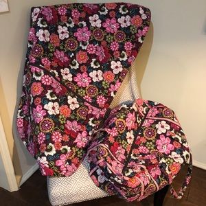 Vera Bradley Duffle and Hanging Bag.